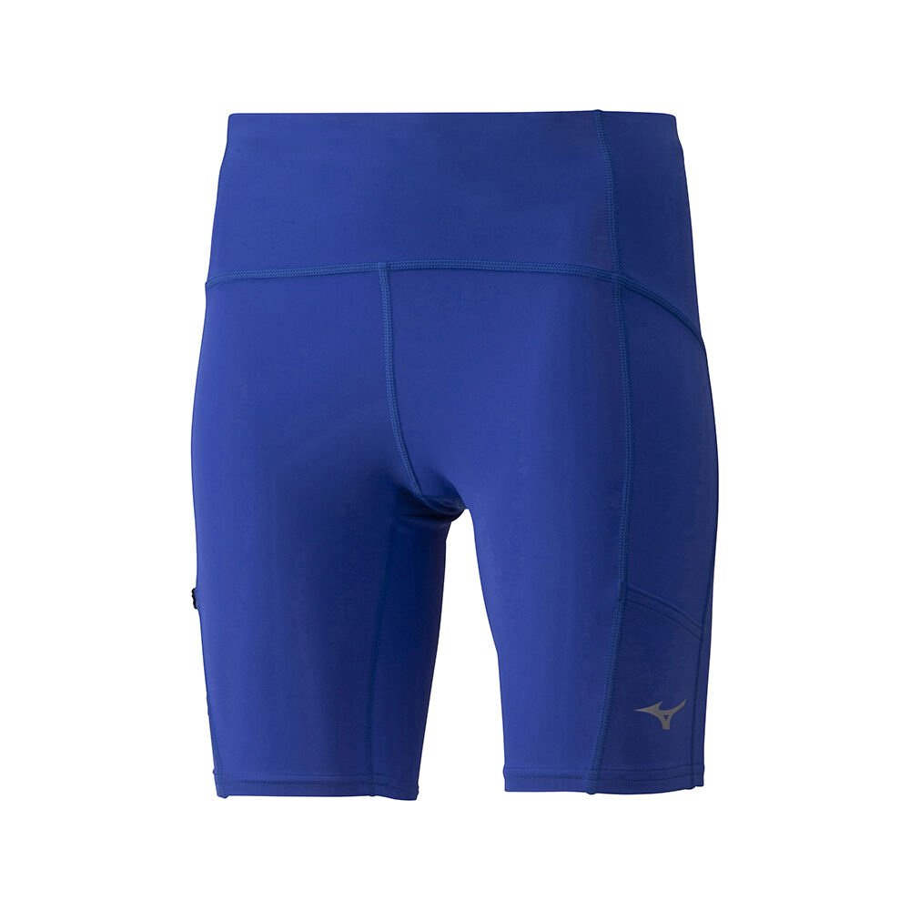 Mizuno Women's Core Mid Running Tights Blue (J2GB020629-VOF)